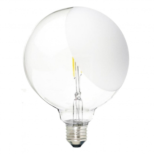 Globlampa 125 satin spot E27