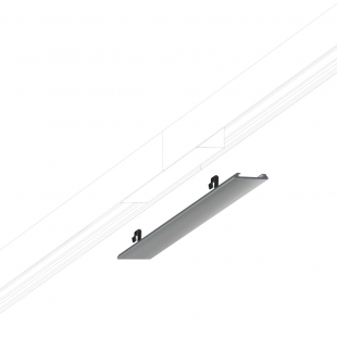 All-in täckprofil skarv 80mm matt krom